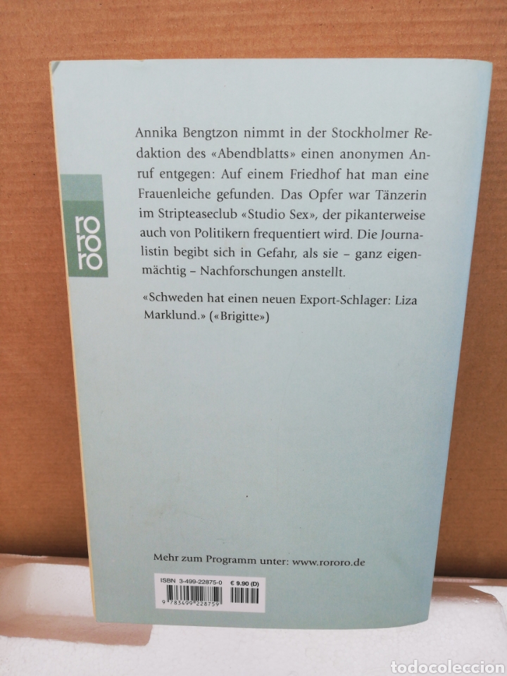 Libros de segunda mano: Studio 6. Liza Marklund - Foto 2
