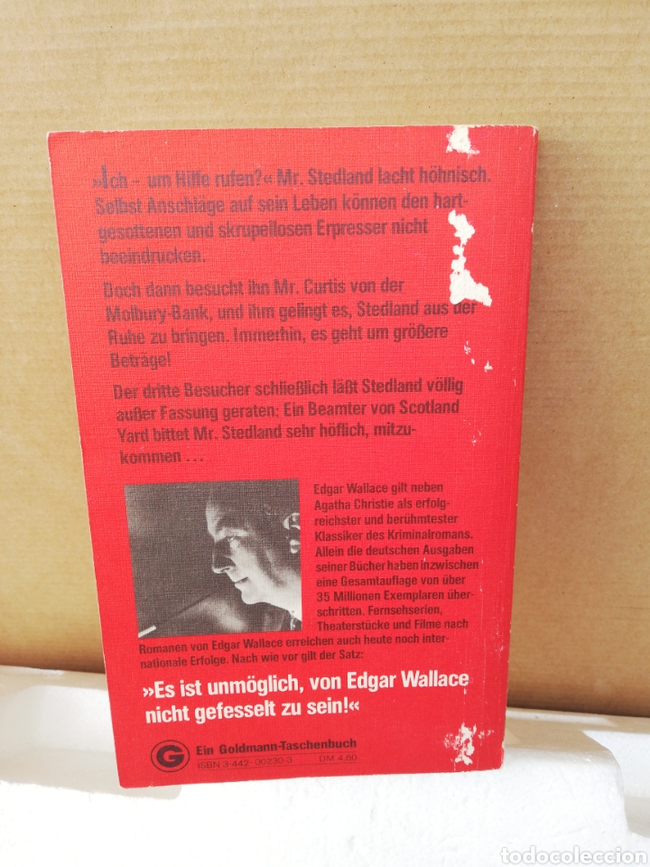 Libros de segunda mano: Das Gesetz der Vier. Edgar Wallace - Foto 2