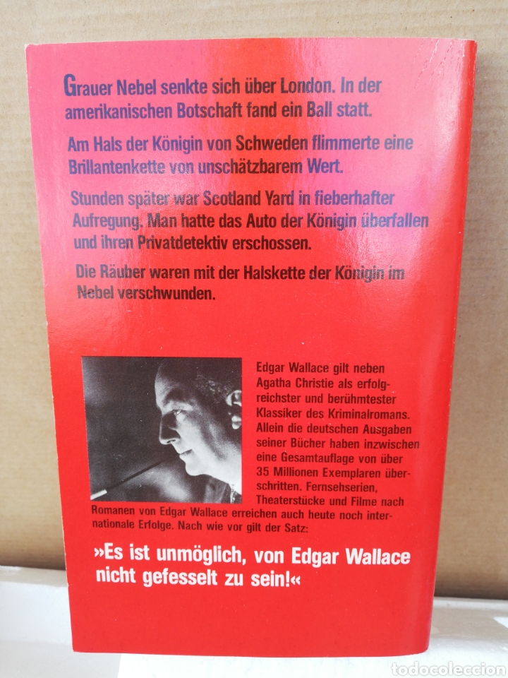Libros de segunda mano: Das Gesicht im Dunkel. Edgar Wallace - Foto 2