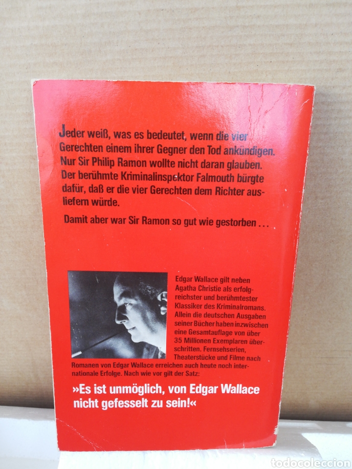 Libros de segunda mano: Die vier Gerechten. Edgar Wallace - Foto 2