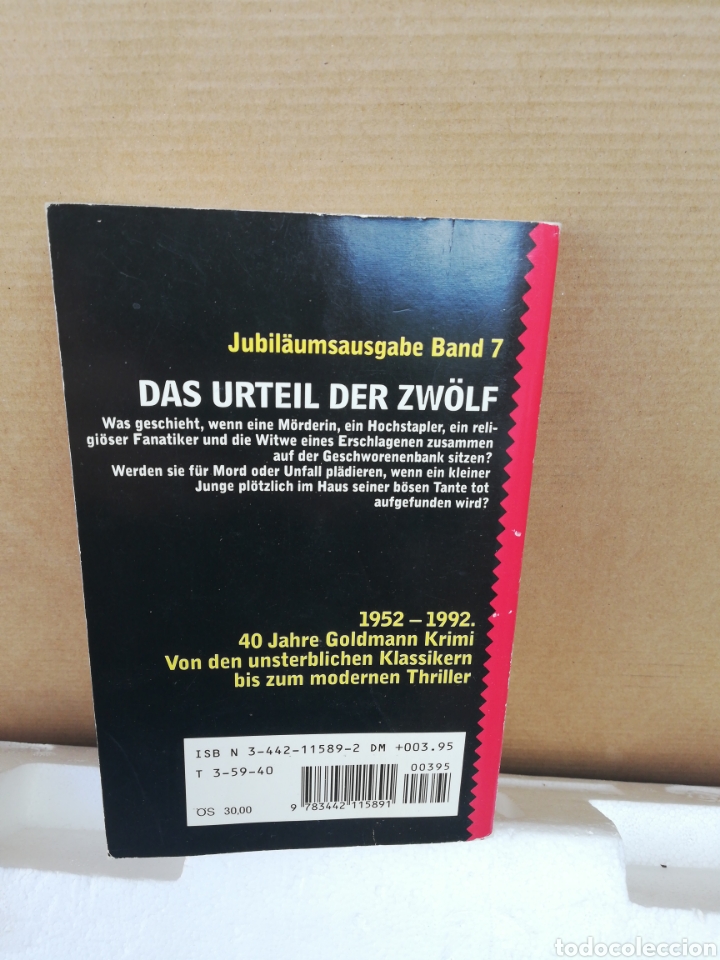 Libros de segunda mano: Das urteil der zw&ouml;lf. Raymond Postgate - Foto 2