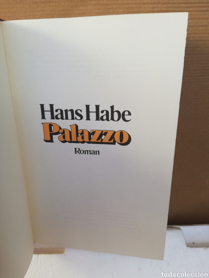 Libros de segunda mano: Palazzo. Hans Habe - Foto 4