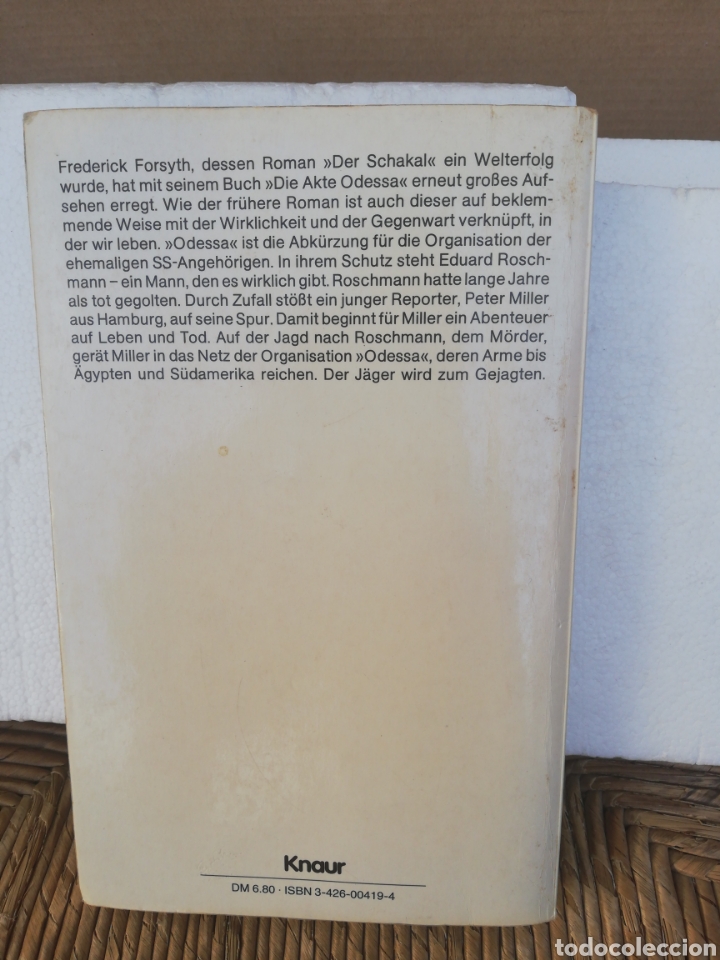 Libros de segunda mano: Die akte Odessa. Frederick Forsyth - Foto 3