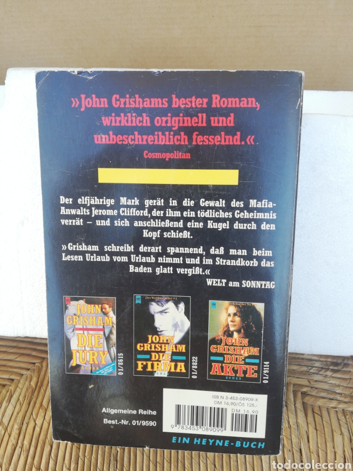 Libros de segunda mano: Der Klient. John Grisham - Foto 3