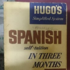 Libros de segunda mano: SPANISH SELF-TUITION - IN THREE MONTHS - ED. HUGO'S SIMPLIFIED SYSTEM