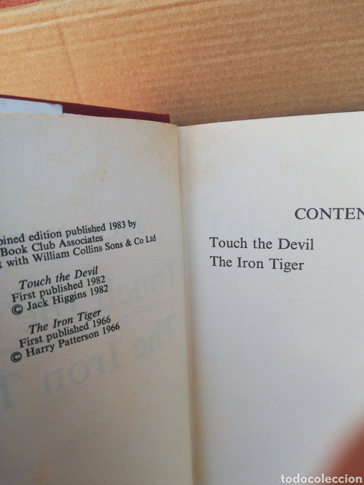 Libros de segunda mano: Touch the devil,the iron Tiger. Jack Higgins - Foto 3