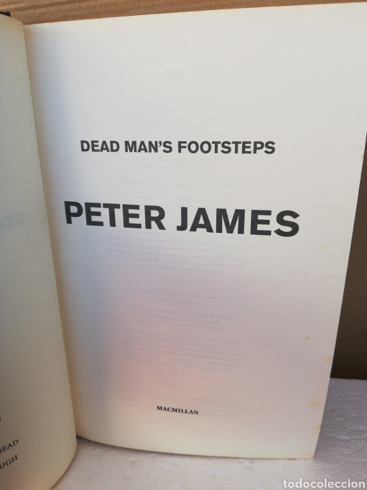 Libros de segunda mano: Dead mans footsteps. Peter James - Foto 2