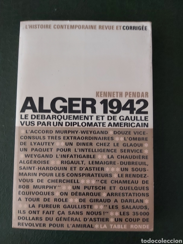 Libros de segunda mano: ALGER 1942. Kenneth Pendar