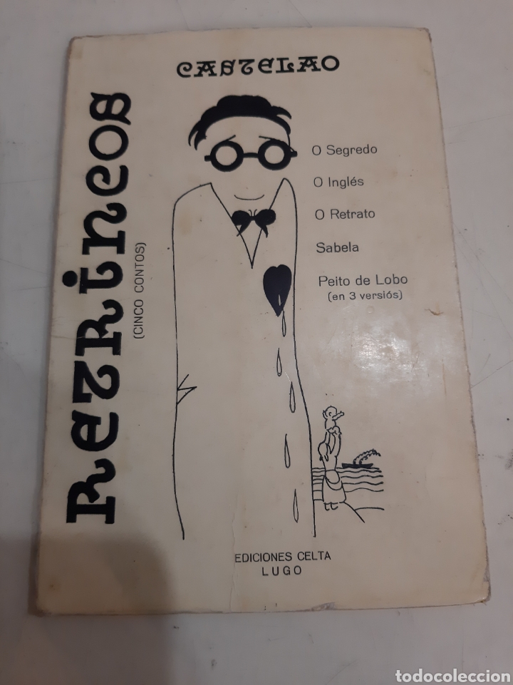 Libros de segunda mano: CASTELAO RETRINEOS 1979 EDICIONES CELTA LUGO GALICIA