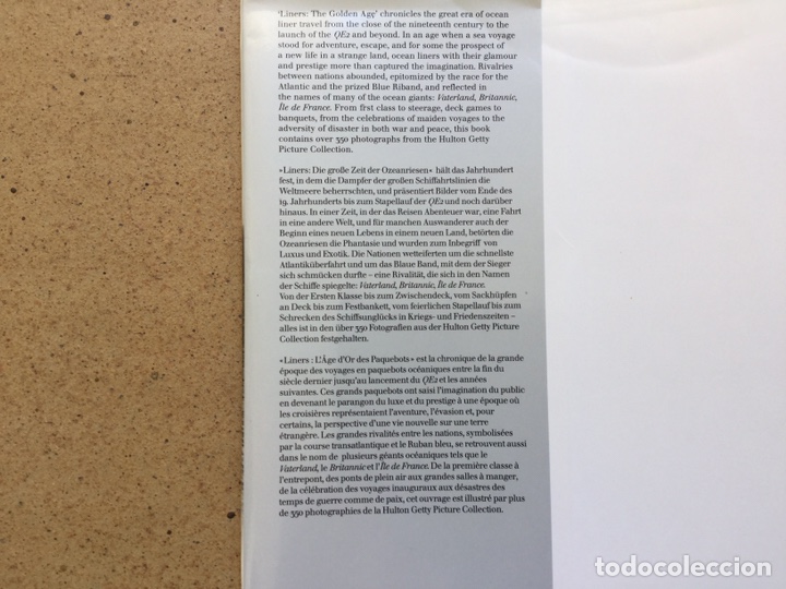Libros de segunda mano: LINERS. THE GOLDEN AGE. Robert Fox - Foto 3