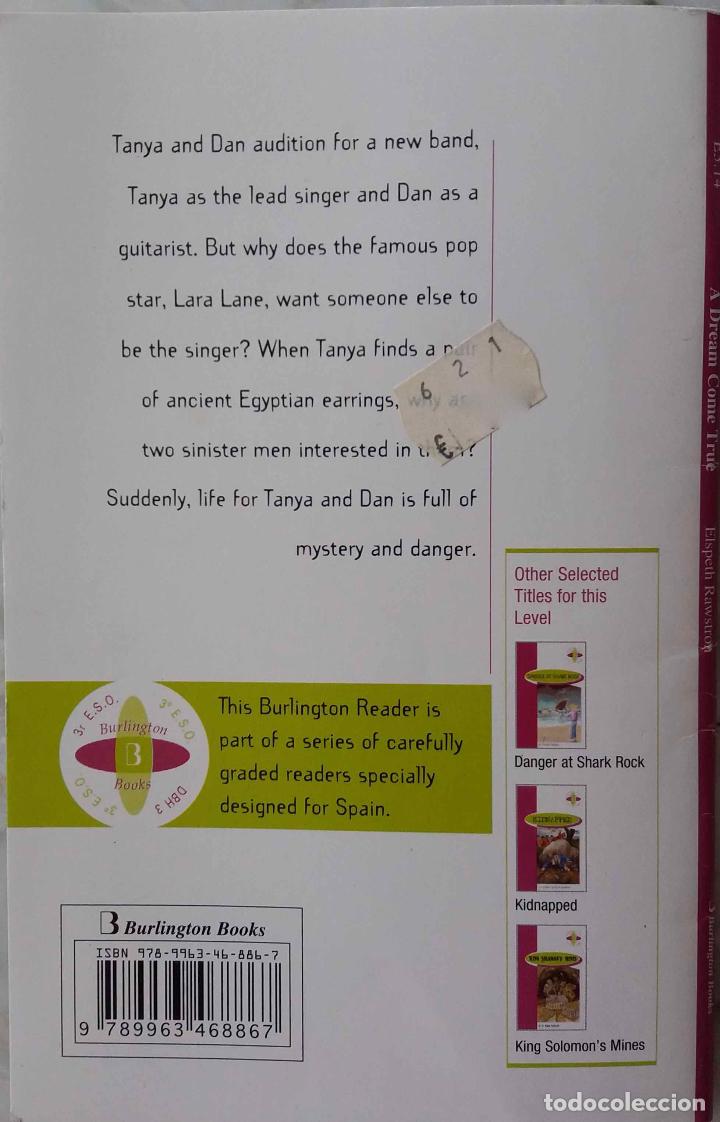 Libros de segunda mano: A DREAM COME TRUE, ELSPETH RAWSTRON. LIBRO EN INGL&Eacute;S - Foto 2