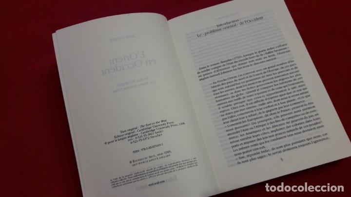 Libros de segunda mano: LORIENT EN OCCIDENT. JACK GOODY. LIBRO EN FRANC&Eacute;S. - Foto 2