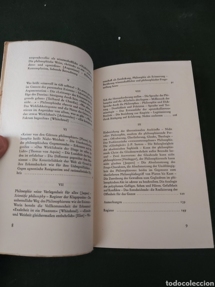 Libros de segunda mano: PHILOSOPHIE. JOSEF PIEPER. En alem&aacute;n - Foto 3