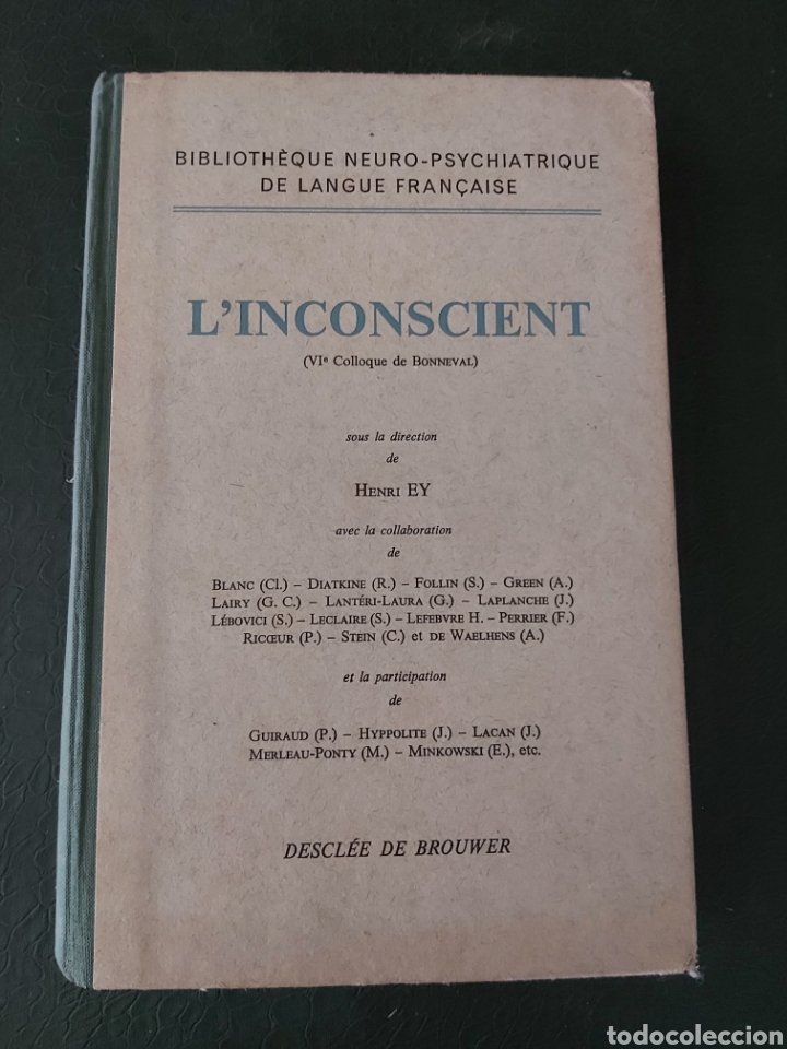 Libros de segunda mano: LINCONSCIENT. EN FRANC&Eacute;S - Foto 1