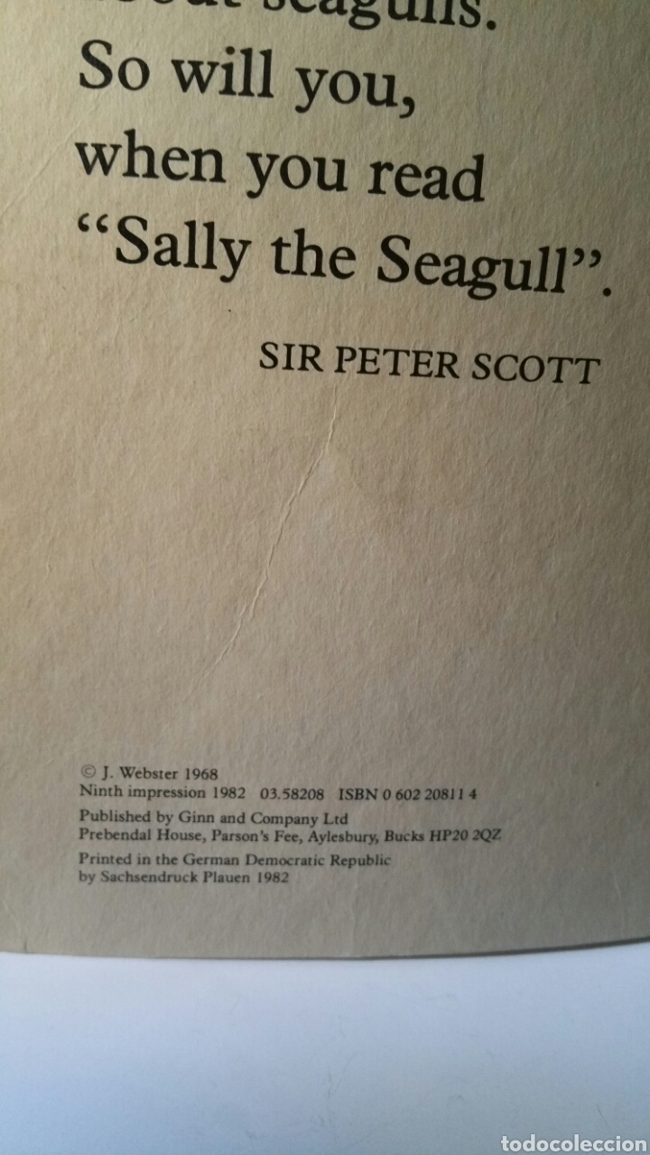 Libros de segunda mano: Sally the seagull. Webster - Foto 4