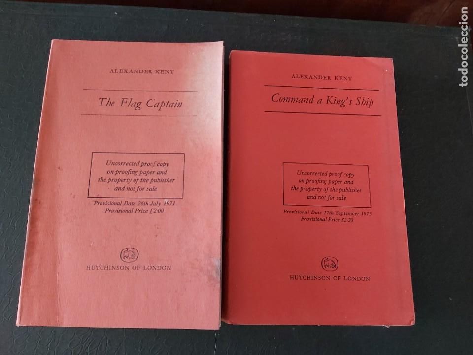 Libros de segunda mano: THE FLAG CAPTAIN. COMMAND A KING&acute;S SHIP. KENT. DOS LIBROS EN INGL&Eacute;S. - Foto 1