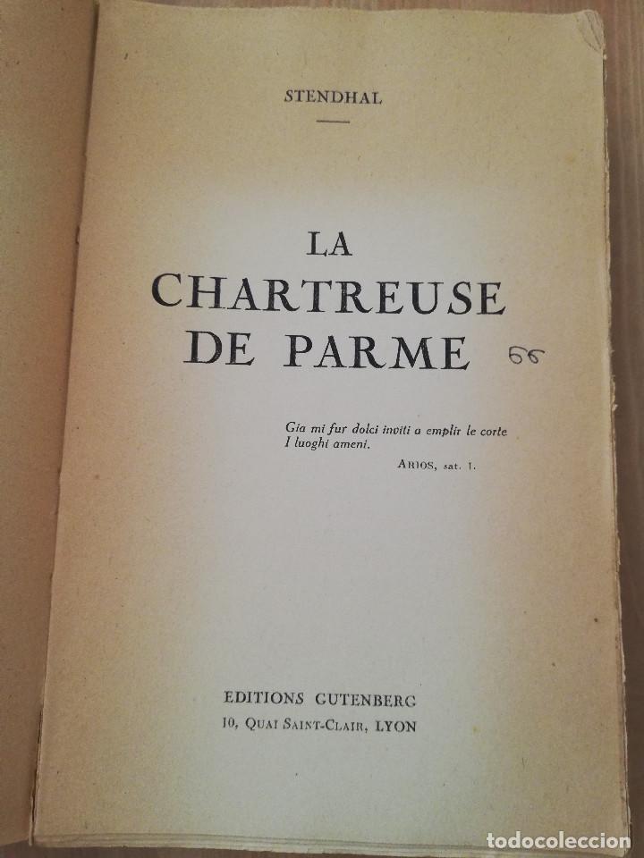 Libros de segunda mano: LA CHARTREUSE DE PARME (STENDHAL) - Foto 3