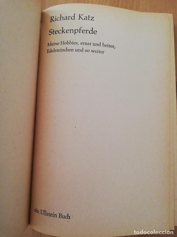 Libros de segunda mano: STECKENPFERDE (RICHARD KATZ) - Foto 2