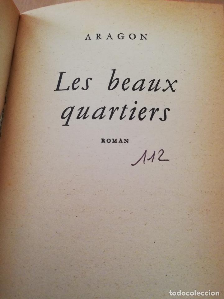 Libros de segunda mano: LES BEAUX QUARTIERS (ARAGON) - Foto 2