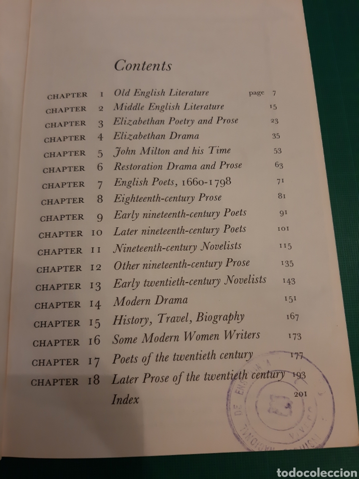Libros de segunda mano: AN IUTLINE OF ENGRLISH LITERATURA THORNLEY