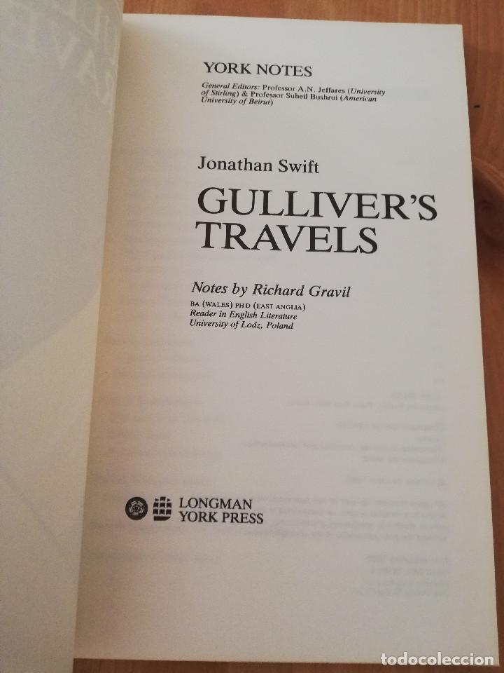 Libros de segunda mano: GULLIVERS TRAVELS (JONATHAN SWIFT) NOTES BY RICHARD GRAVIL - Foto 2