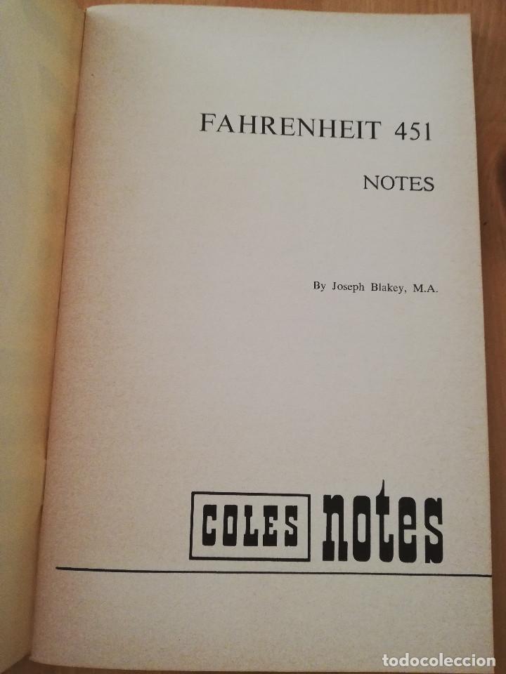 Libros de segunda mano: FAHRENHEIT 451. NOTES (BY JOSEPH BLAKEY) - Foto 2