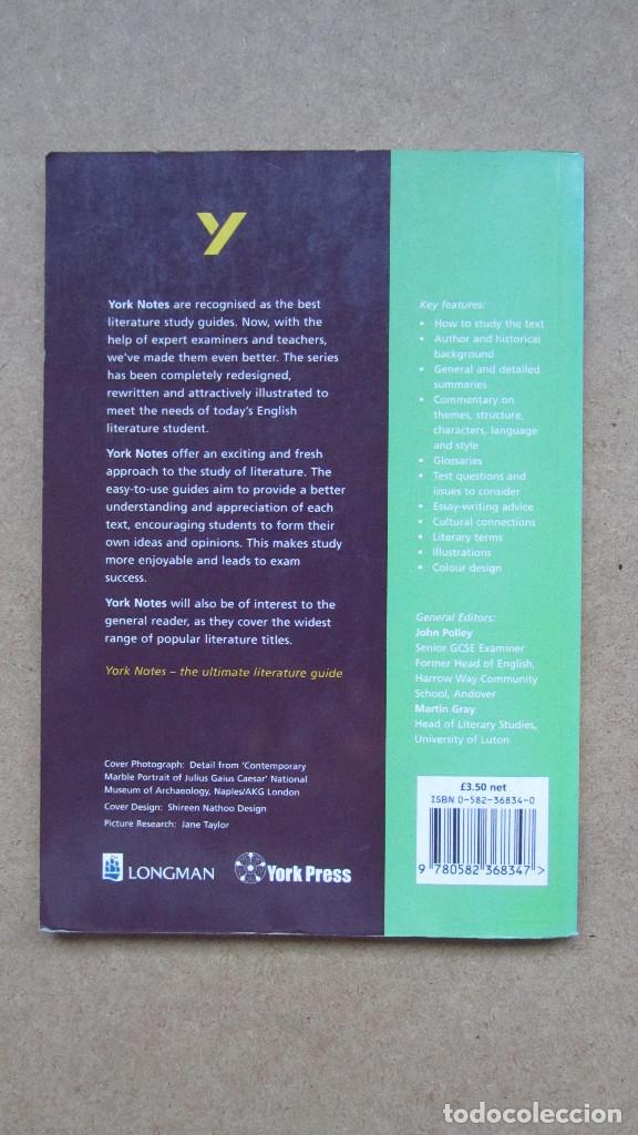 Libros de segunda mano: julius caesar york notes william shakespeare 1998 - Foto 3