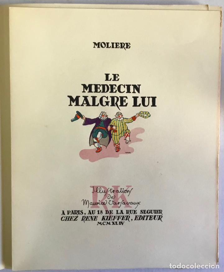 Libros de segunda mano: LE MEDECIN MALGRE LUI. - MOLIERE. - Foto 1
