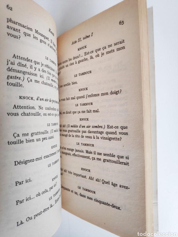 Libros de segunda mano: Libro. Knock, Jules Romains. Franc&eacute;s - Foto 3