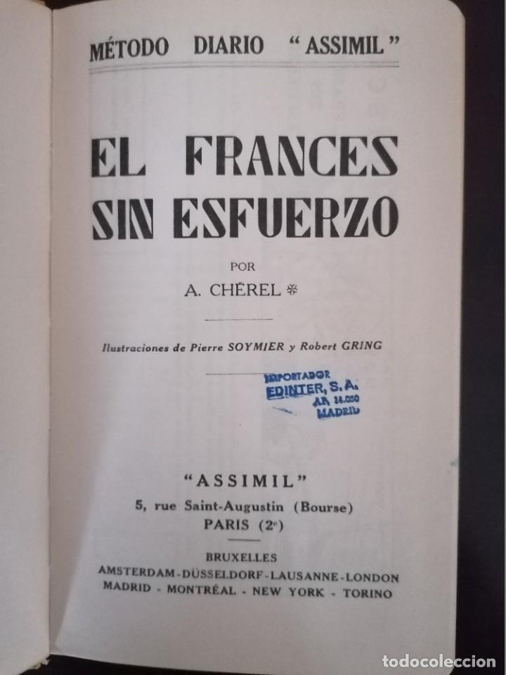 Libros de segunda mano: EL FRANCES SIN ESFUERZO. ASSIMIL - Foto 2