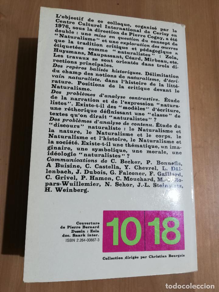 Libros de segunda mano: COLLOQUE DE CERISY: LE NATURALISME - Foto 7