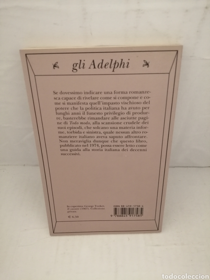 Libros de segunda mano: Todo modo (Texto en italiano) - Foto 2