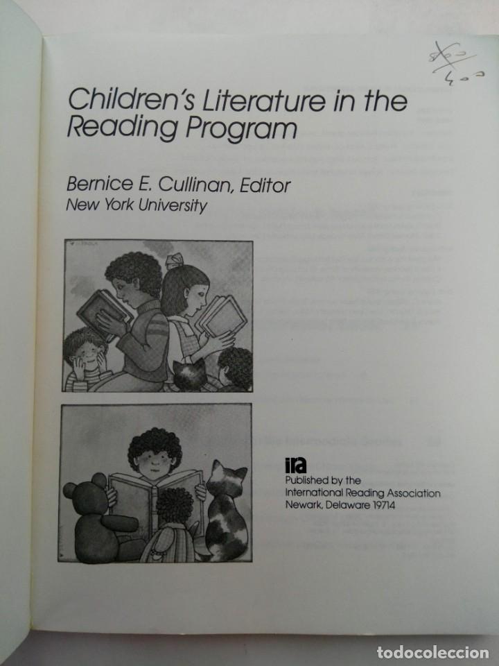 Libros de segunda mano: CHILDRENS LITERATURE IN THE READING PROGRAM - BERNICE E. CULLINAN EDITOR - Foto 2