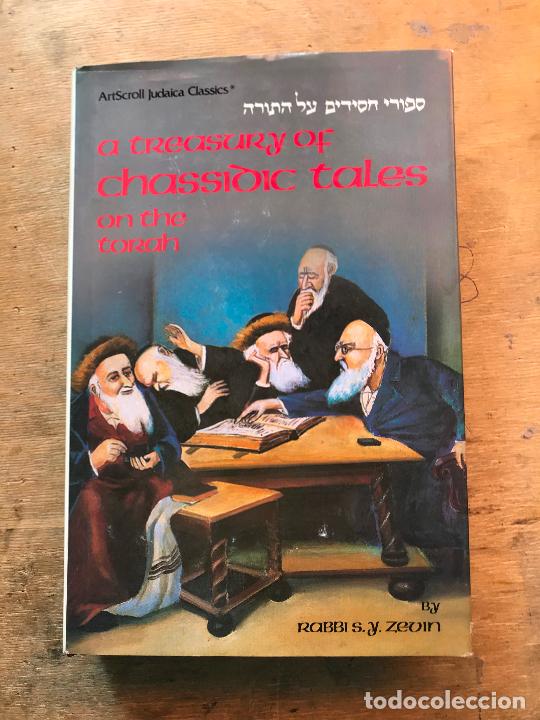 Libros de segunda mano: A TRESAURY OF CHASSIDIC TALES OF THE TORAH. VOL 1. GENESIS, EXODUS. BY RABBI S.Y. ZEVIN.