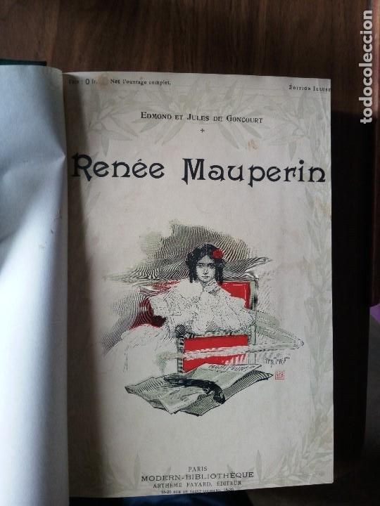 Libros de segunda mano: Romans Francaises - Ren&eacute;e Mauperin (Encuadernado en Franc&eacute;s)