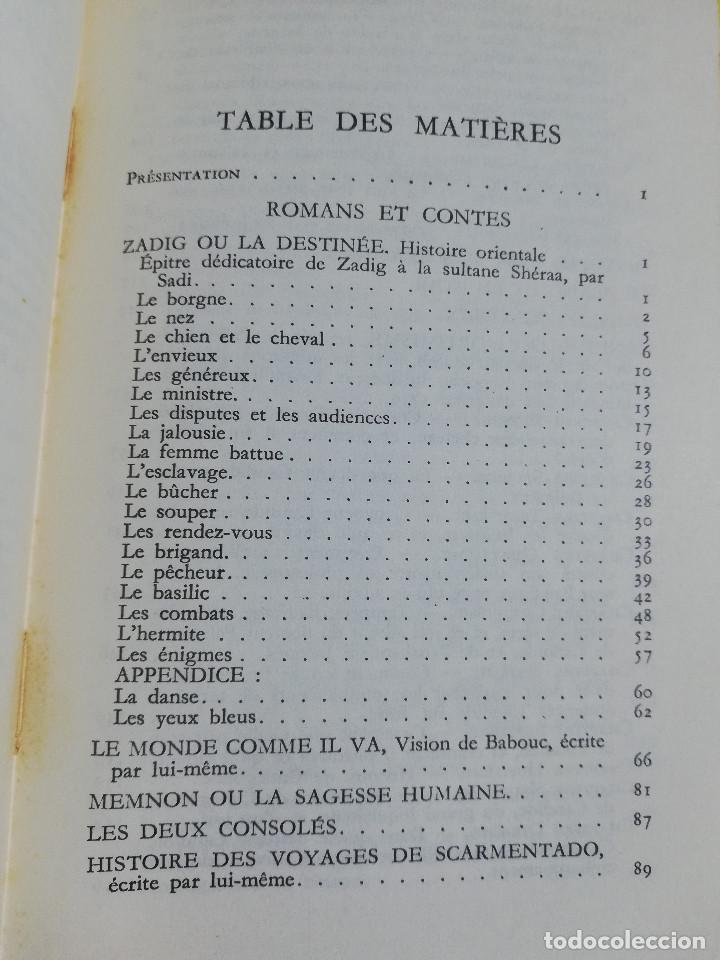 Libros de segunda mano: ROMANS ET CONTES (VOLTAIRE) - Foto 3