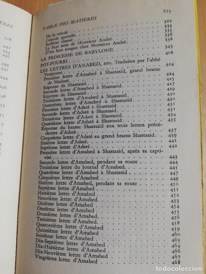 Libros de segunda mano: ROMANS ET CONTES (VOLTAIRE) - Foto 7