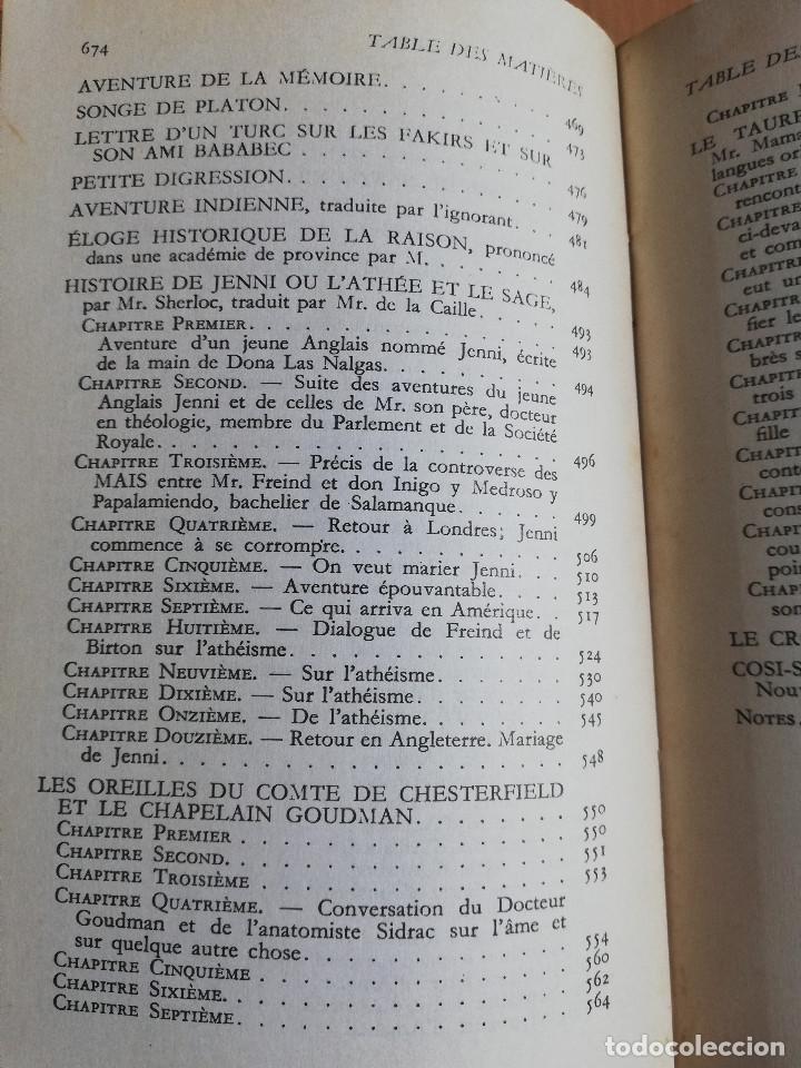 Libros de segunda mano: ROMANS ET CONTES (VOLTAIRE) - Foto 8