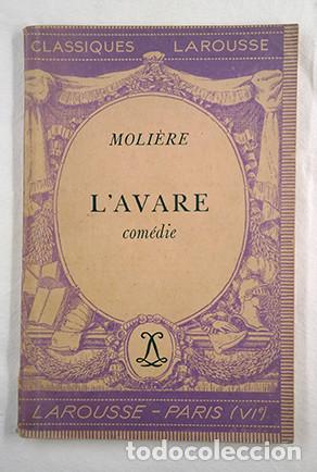 Libros de segunda mano: Moli&egrave;re &middot; l&rsquo;Avare. Classiques Larousse - Foto 1