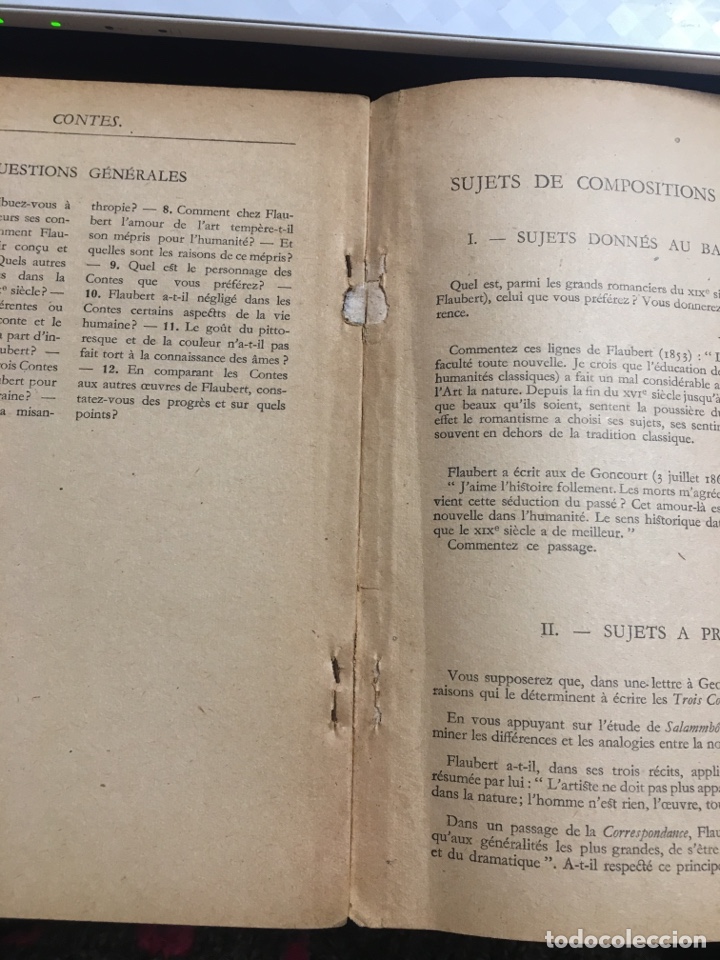 Libros de segunda mano: Gustave Flaubert Contes 1947 franc&eacute;s - Foto 4