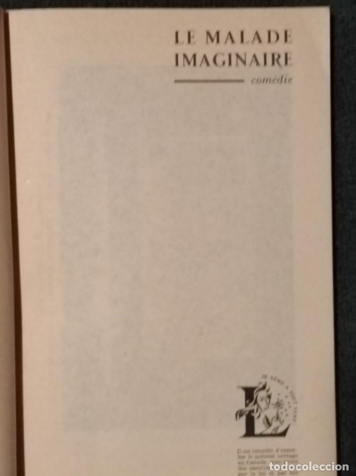 Libros de segunda mano: LE MALADE IMAGINAIRE Moliere) 1933 - Foto 3