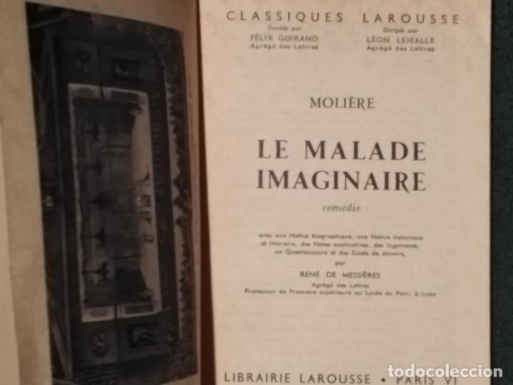 Libros de segunda mano: LE MALADE IMAGINAIRE Moliere) 1933 - Foto 4
