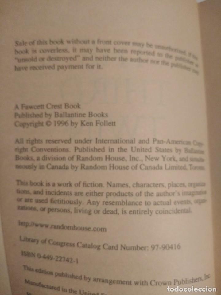 Libros de segunda mano: The third twin (Ken Follett) - Foto 3
