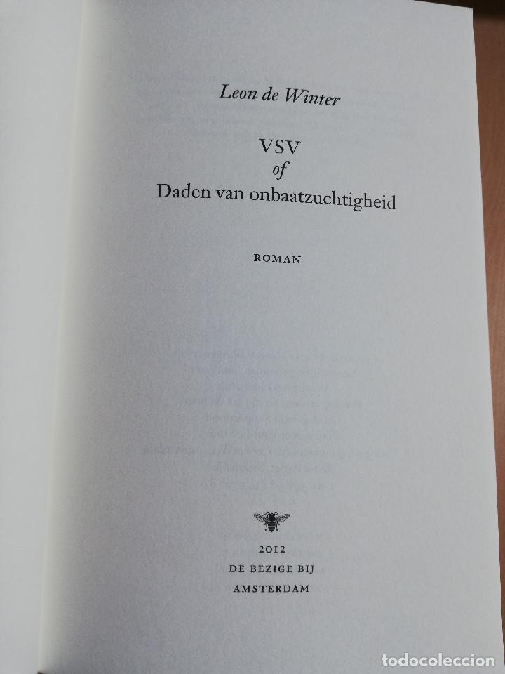 Libros de segunda mano: VSV (LEON DE WINTER) - Foto 3