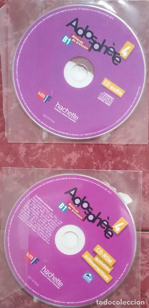 Libros de segunda mano: CD AUDIO Y CD ROM ADOSPHERE 4 METODO DE FRANCES - Foto 1