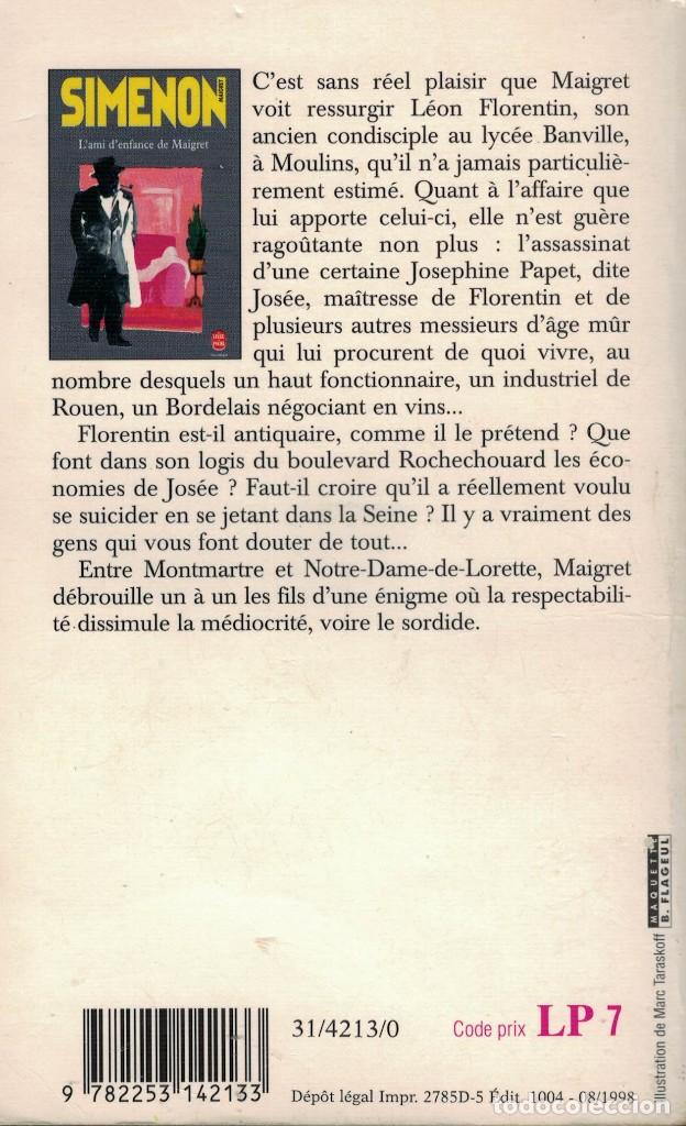 Libros de segunda mano: Simenon, Lami denfance de Maigret - Foto 2