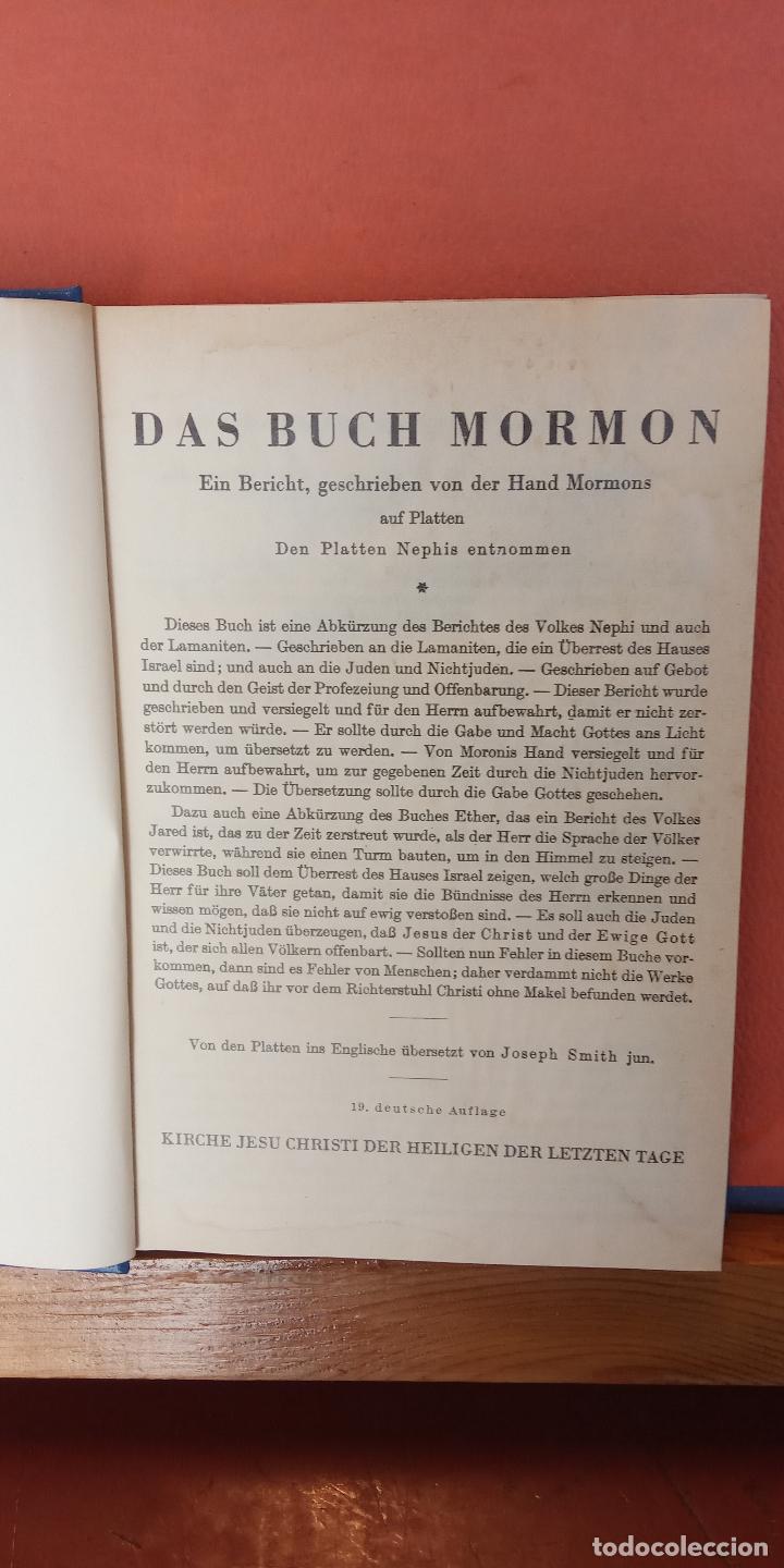 Libros de segunda mano: DAS BUCH MORMON. EIN BERICHT. - Foto 1
