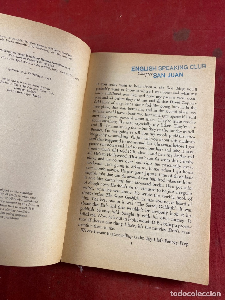 Libros de segunda mano: THE CATCHER IN THE RYE - Foto 3