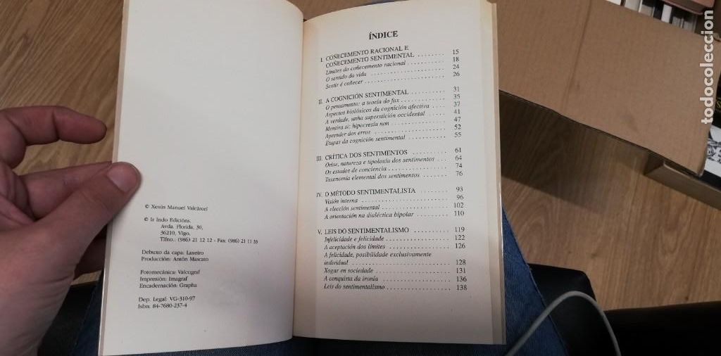 Libros de segunda mano: DIAL&Eacute;CTICA SENTIMENTAL. XES&Uacute;S MANUEL VALC&Aacute;RCEL. 1997 - Foto 3