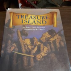 Libros de segunda mano: TREASURE ISLAND. STEVENSON. EN INGLÉS E ILUSTRADO